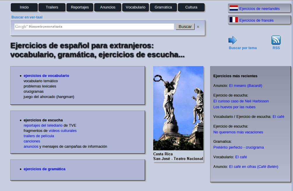 Ejercícios de Español para Extranjeros