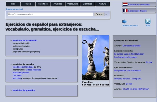 Ejercícios de Español para Extranjeros