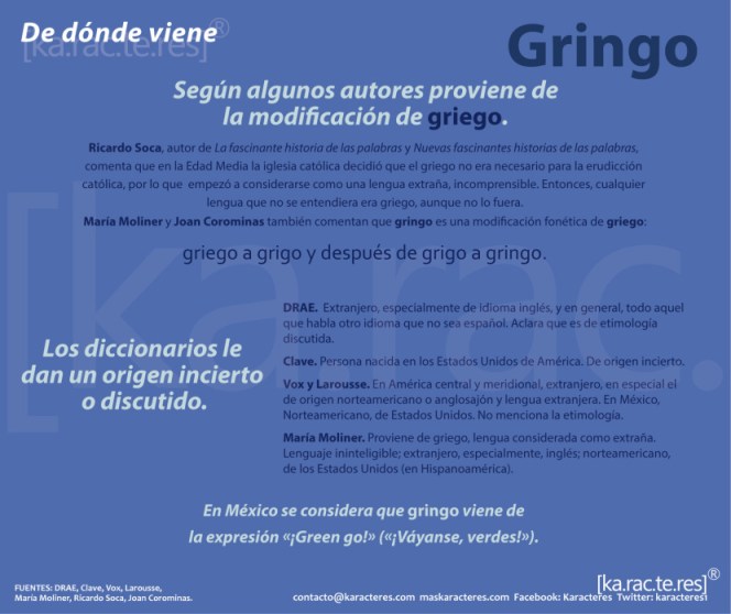 de donde viene gringo