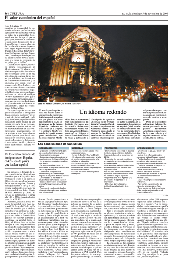 El valor económico del español