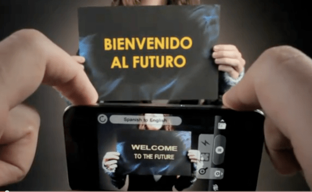 El aplicativo del Google, Word Lens, una ayuda a la hora de traducir instantáneamente un texto que está en otro idioma.