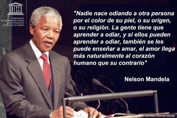 Nelson Mandela y el odio