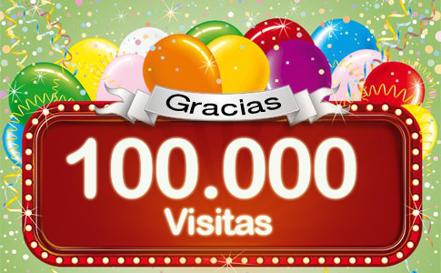 100000 visitas